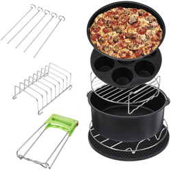 13PCS Accessori per friggitrice ad aria Cottura da forno Torta per pizza Barbecue Utensile da cucina in padella características