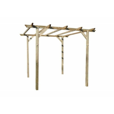 Pergola libera in legno impregnato 3x3