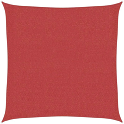 vidaXL Vela Parasole 160 g/m² Rossa 2x2 m in HDPE - Rosso en oferta