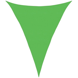vidaXL Vela Parasole 160 g/m² Verde Chiaro 5x7x7 m in HDPE - Verde precio