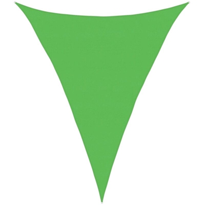 vidaXL Vela Parasole 160 g/m² Verde Chiaro 5x7x7 m in HDPE - Verde