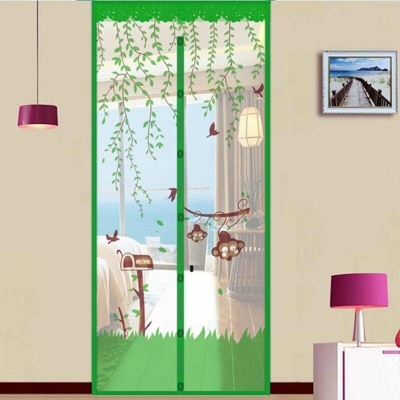 Zanzariera magnetica per porta estiva Zanzariera in rete Zanzariera per zanzariera Zanzariera verde verde 90 cm per 210 cm
