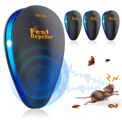 4 pz Ultrasuoni Pest Killer Controllo Dei Parassiti Anti Roditore Insetto Repellente Talpa Mouse Scarafaggio Elettronico Zanzara Killer Spina UE precio
