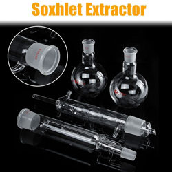 Condensatore del tubo della boccetta della vetreria da laboratorio dell'estrattore di Soxhlet di vetro borosilicato da 500 ml características