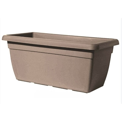 Cassetta in plastica 60x30x26cm colore tortora