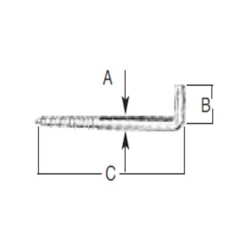 20 CANCANETTI A VITE PER BACCHETTE TENDE IN FERRO OTTONATO - Oreca en oferta