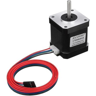 HANPOSE 17HS8401-S 48mm Nema 17 Motore passo-passo 42 Motore 42BYGH 1.8A 52N.cm 4 cavi per stampante laser 3D CNC