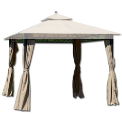 Set 4 Teli Laterali Bianchi X Gazebo Eden (1 Cf) en oferta