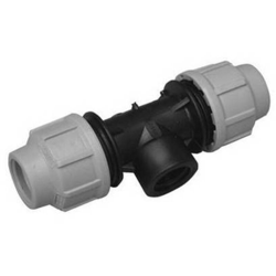 TEE A 90° C/DERIVAZIONE FEMMINA DIANFLEX BRAND PER POLIETILENE 3/4 x 20 precio