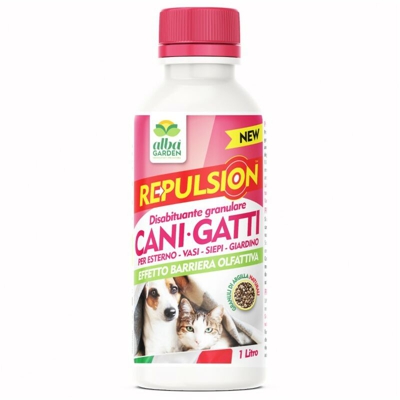 Disabituante repellente barriera cani e gatti granulare x 1 Lt