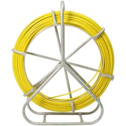 8mm 150m Tubo in fibra di vetro Rodder Nastro per pesci Asta tiracavo Estrattore per cavi Tirante giallo 8mm per 150m en oferta