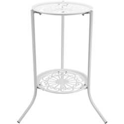 Elegante supporto per mensola per piante bianche per la casa tipo C-bianco en oferta