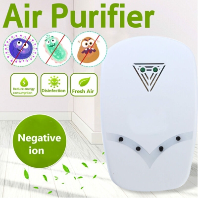 Anione domestico Mini Smog Purificatore d'aria Odore di formaldeide per la casa Interna Camera grande Camera da letto Ufficio Spina europea bianca
