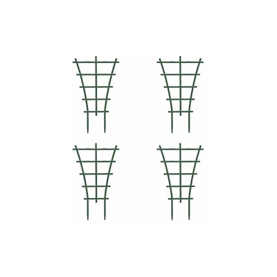 Fittoway, mini supporto per piante fai da te, supporto per piante rampicanti, supporto per piante rampicanti in plastica, 4 pezzi