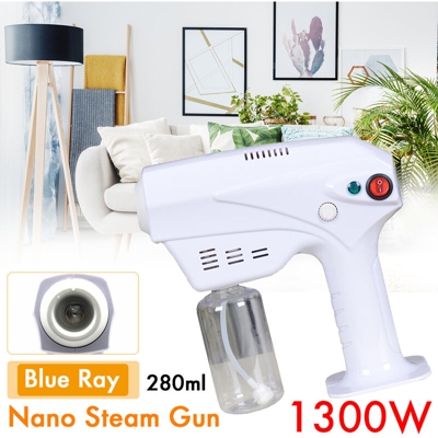 1300W 280ML 220V Nebulizzatore Disinfezione Della Macchina Blue Light Nano Vapore Disinfezione Nano Nebulizzatore Spruzzatore (spina Romania)