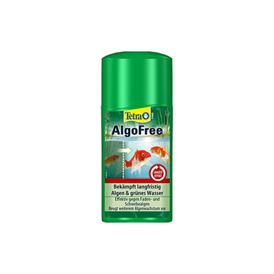Tetra Pond AlgoFree - Elimina alghe e alghe filamentose, combattendo a Lungo Termine l'acqua Verde nel laghetto da Giardino, 250 ml