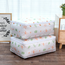 Sacchetto di immagazzinaggio della biancheria da letto impermeabile Copripiumino Cuscino Cerniera Organizzatore di vestiti Flamingo {55 * 36 * 20} A precio