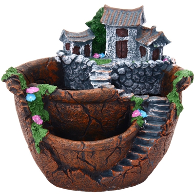 Set di attrezzi da giardino Giardinaggio domestico Piccolo vaso di fiori carnoso Arancione Arancione Arancione Cielo Giardino A1