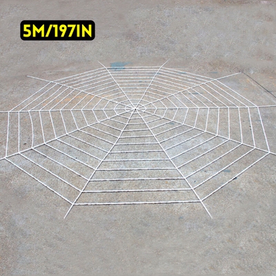 Stretch Spider Web Spider Web Decorazione Halloween Home Bar Party Decor (197in Round)