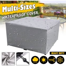 200x160x80cm Copertura in PVC Coperture Cubo da tavolo in rattan impermeabile per patio (argento, 200x160x80cm) precio
