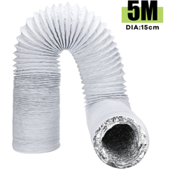 Tubo flessibile di sfiato di scarico da 15 cm 5 m per condizionatore d'aria 15 cm x 500 cm características
