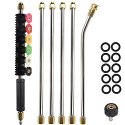 Idropulitrici elettriche Asta di rondella ad alta pressione Asta di prolunga per lancia Kit di strumenti per la pulizia di 6 ugelli en oferta