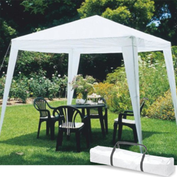Gazebo 3x3 Tenda Esterni Arredo Giardino Tetto Antipioggia Idrorepellente Bianco en oferta