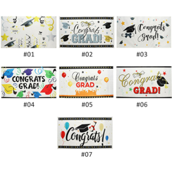 Sfondo per striscioni di laurea Decorazioni per feste Photo Booth Sfondo 45,3 x 78,7 "BYJ-6 4" características