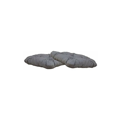 Chicreat Cuscini per sedie, grigio chiaro, 50 x 50 x 8 cm, set da 2