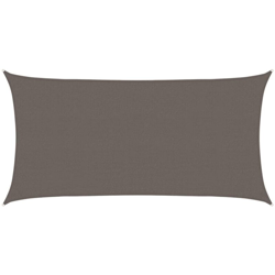 vidaXL Vela Parasole in HDPE 2x3,5 m Antracite - Antracite precio
