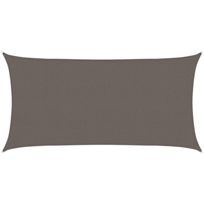 vidaXL Vela Parasole in HDPE 2x3,5 m Antracite - Antracite