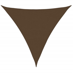 vidaXL Vela Parasole 160 g/m² Marrone 6x6x6 m in HDPE - Marrone en oferta