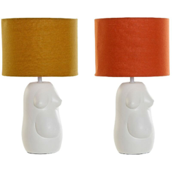 Lampada da Tavolo Poliestere Gres (2 pcs) (22 x 22 x 39 cm) - Dkd Home Decor precio
