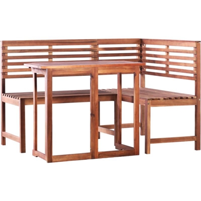 Set da Bistr¨° 2 pz in Legno Massello di Acacia