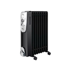 AR4R09B Radiatore a Olio Elettrico con 9 Elementi, 3 Potenze e Vano Avvolgicavo, 2000 W, Nero/Silver - Ardes características
