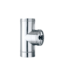Raccordo A ?T? 90ø Sportello Acciaio Inox Finitura Lucida 13 Cm características