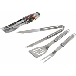 Utensili per Barbecue Algon (3 Pcs) Argentato en oferta