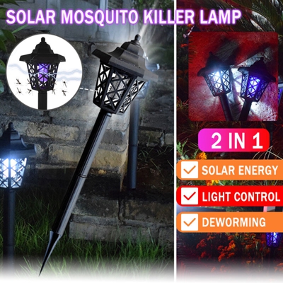Lampada a LED repellente per zanzare ad energia solare
