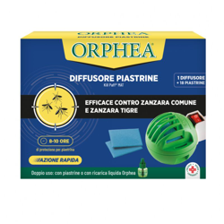 Orphea Emanatore Elettrico Antizanzare + 18 Piastrine características