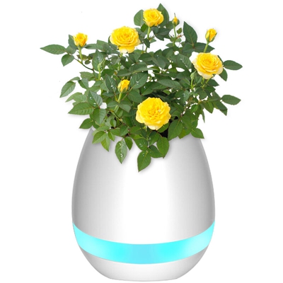 Vaso da fiori a 7 colori con altoparlante LED Bluetooth wireless musicale
