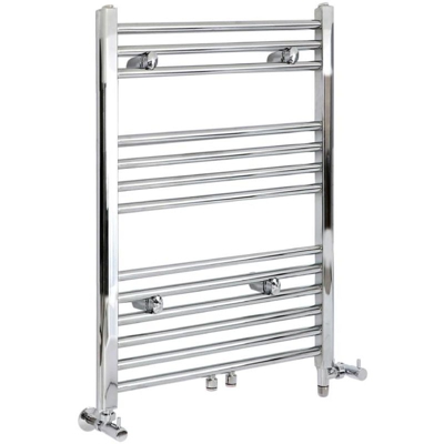 Hudson Reed Neva Scaldasalviette Misto Moderno - Termoarredo Bagno di Design Cromato - Design Elettrico & Idraulico - 292W - 803 x 500mm