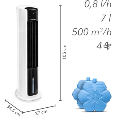 Aircooler, raffrescatore d’aria, umidificatore PAE 30 - Trotec