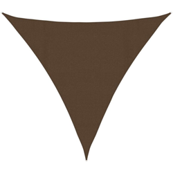 vidaXL Vela Parasole 160 g/m² Marrone 4,5x4,5x4,5 m in HDPE - Marrone características
