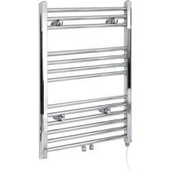Hudson Reed Neva Scaldasalviette Elettrico Moderno di Design - Termoarredo Bagno a Scaletta - Acciaio Cromato - 400W - 803 x 500mm precio
