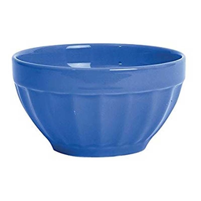 Excelsa Scodella Grande Costolata 14Cm Azzurra Accessori Casa Cucina