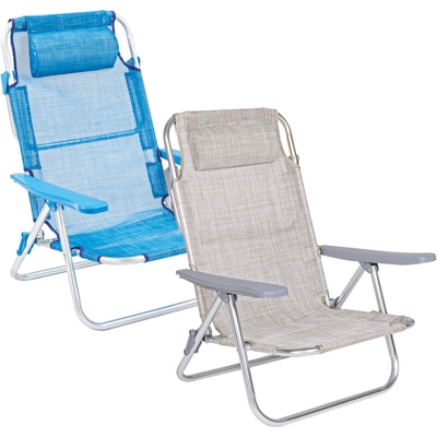 SPIAGGINA CON BRACCIOLI 'GABICCE' telo blu