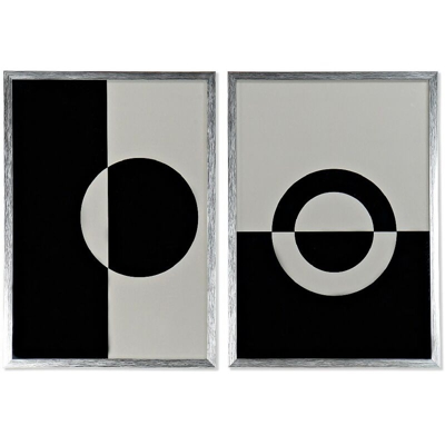 Quadro Abstract (2 pcs) (50 x 3 x 70 cm) - Dkd Home Decor