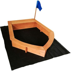 Sabbiera Sabbionaia a forma di barca gioco per bambini Giardino 150x108x50cm precio
