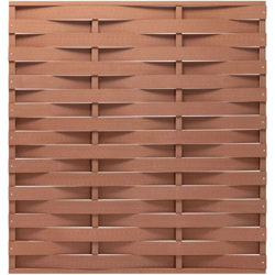 vidaXL Pannello di Recinzione in WPC 170x180 cm Marrone - Marrone en oferta