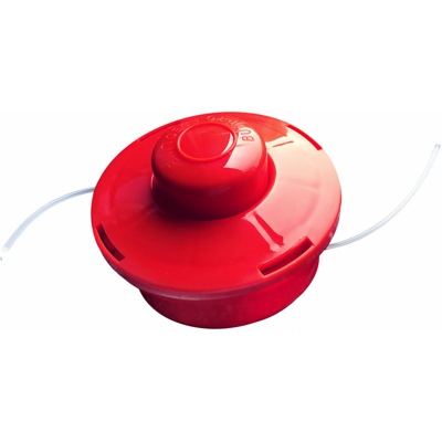 Nemaxx FS2 Testina semiautomatica, bobina a doppio filo, rullo di nylon, accessori, ricambio, bobina per decespugliatore a benzina – rosso